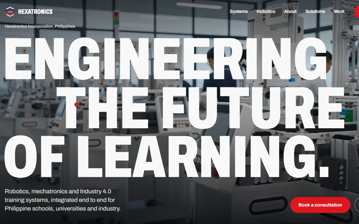 Hexatronics website: Engineering the future of learning